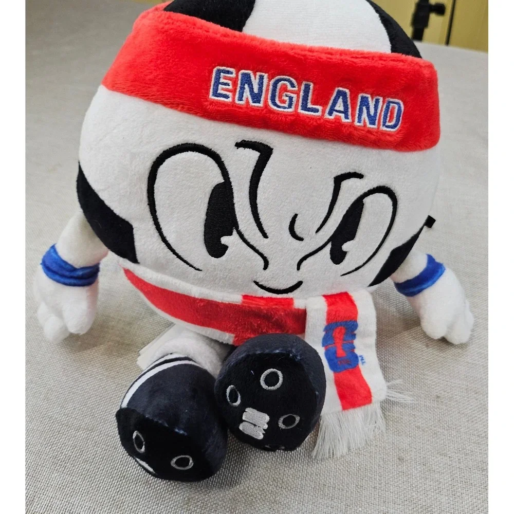Jazwares FIFA England Fan Plush Soccer Ball Character 2026 World Cup NWT Collect